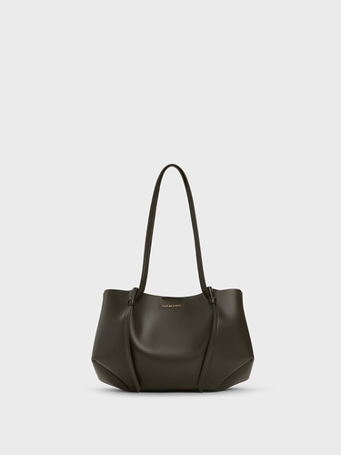 Charles&keith, летняя мягкая вместительная и большая квантовая лампа, сумка через плечо