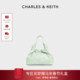 CHARLES&KEITH秋冬女包CK2 10151320柔软链条斜挎单肩包云朵包女