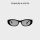 91280611复古摩登猫眼款 CHARLES&KEITH25冬新品 CK3 墨镜太阳眼镜