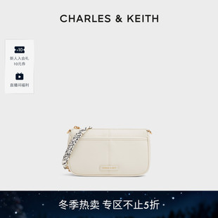 20271647链条绳结包挂小方包 CHARLES&KEITH腋下包CK2 折扣推荐