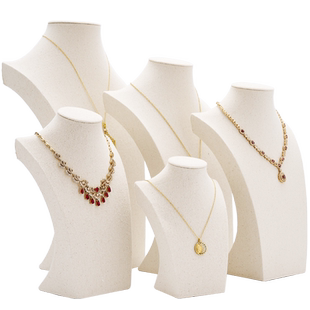 凡西FANXI项链展示架人像模特脖子首饰颈膜饰品架子珠宝展示道具