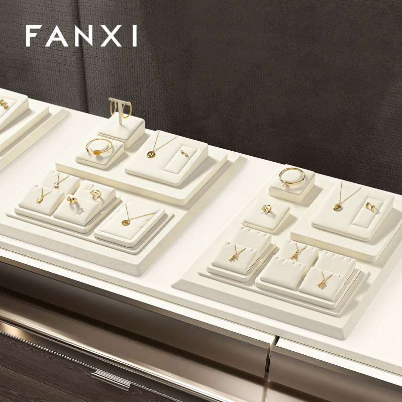 凡西FANXI轻奢珠宝首饰展示架项链戒指耳环展示套装专柜陈列道具
