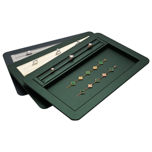 凡西FANXI首饰盒高级珠宝戒指盒手链手镯收纳首饰展示托盘看货盘