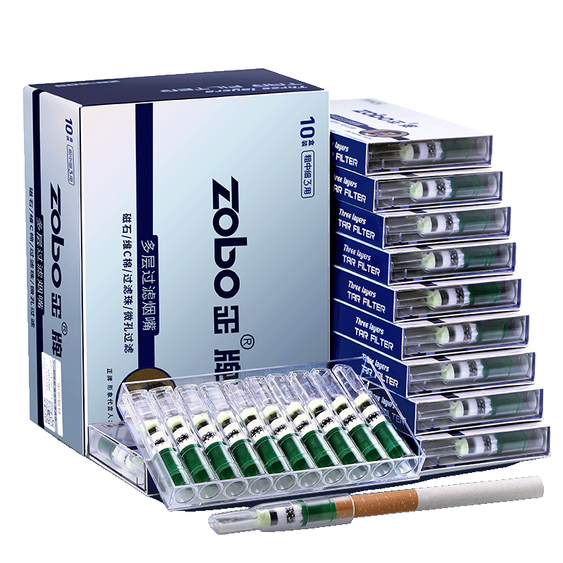 zobo正牌粗中细通用烟嘴过滤器