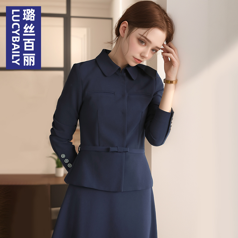 2025新款高端职业套装女西装套裙