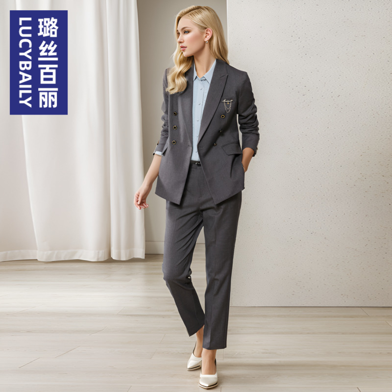西装西装套装通勤女装正式场合
