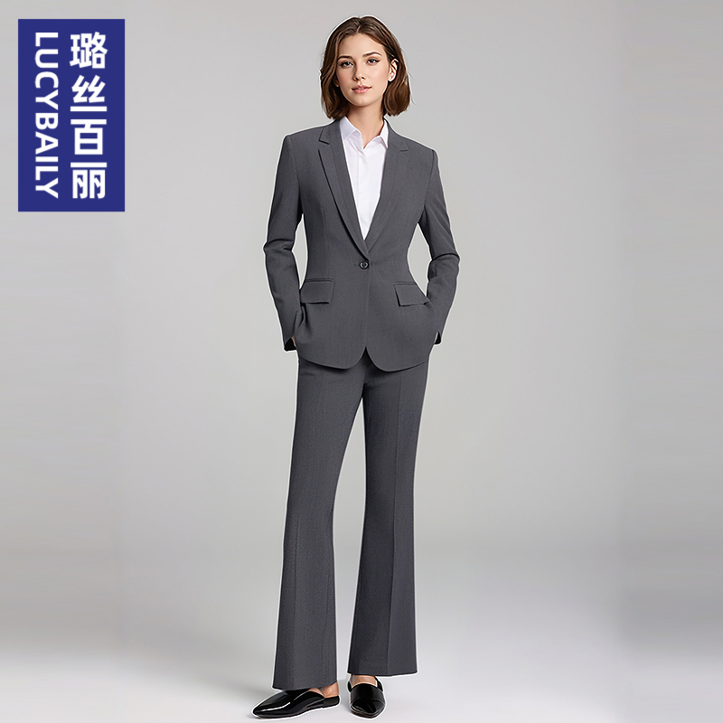璐丝百丽职业装套装女工作服商务通勤OL面试2025新款气质高级感