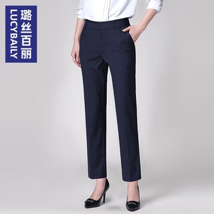 百搭通勤2025新款 女高腰显瘦直筒裤 面试西装 裤 时尚 长裤 休闲职业裤