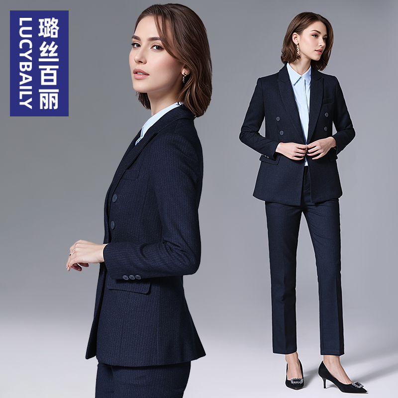轻奢西装套装女2025新款气质面试正装西服售楼部工作服职业装OL