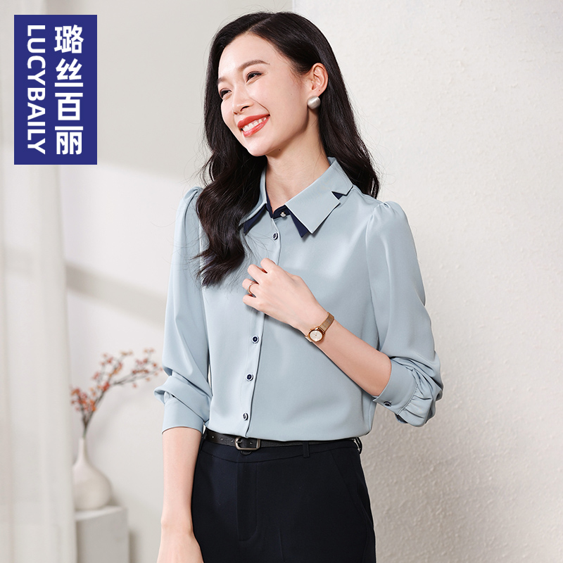 高级感休闲通勤衬衫女