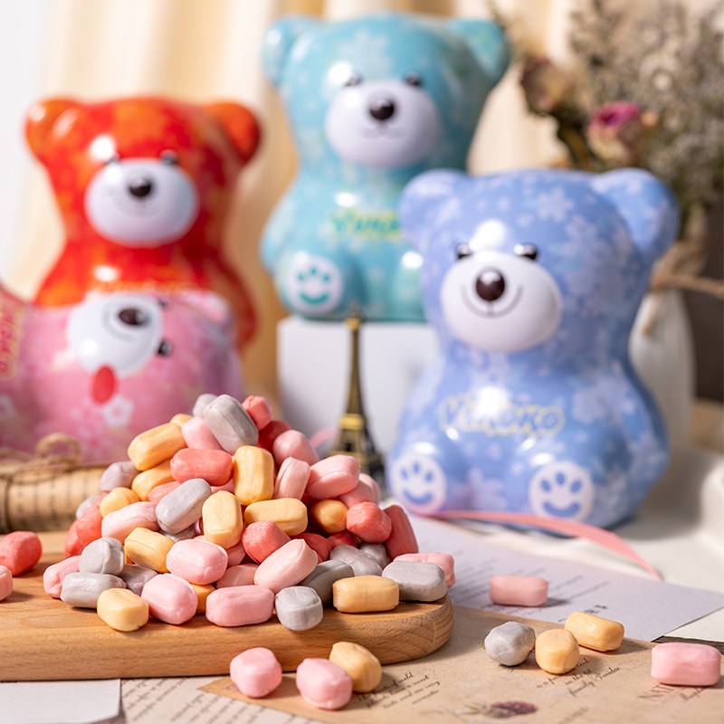 VVKOKO马来西亚进口水果汁软糖零食休闲下午茶喜糖礼盒可爱礼物