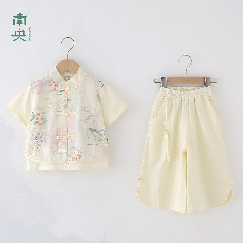 2026新款国风汉服男童唐装夏季薄图片