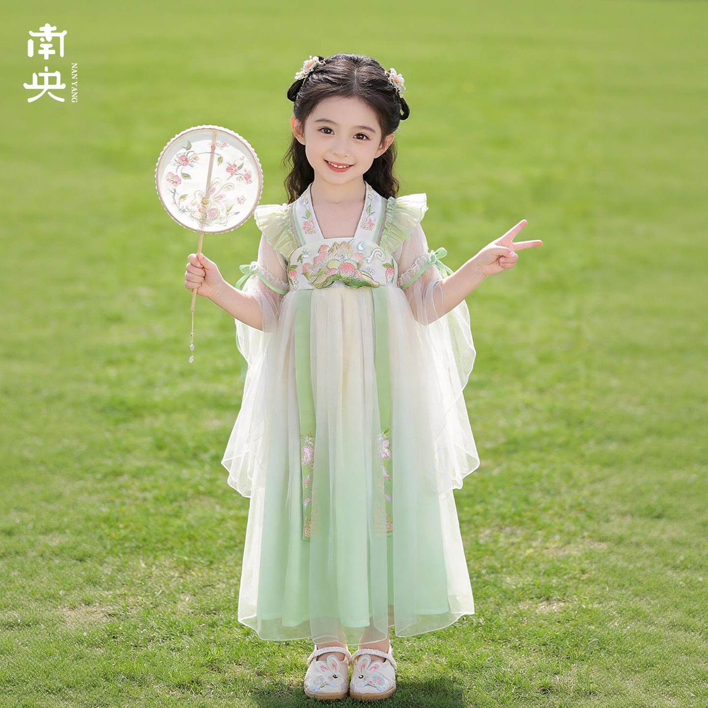 日常可穿汉服女童襦裙夏季薄儿童图片