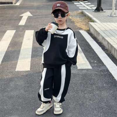 童装男童套装春秋款2025新款
