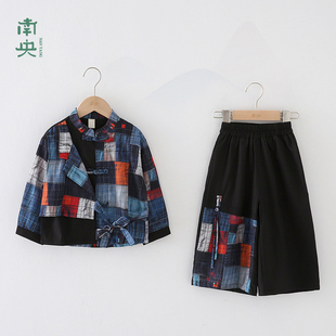 国风童装汉服男童百衲衣春季秋装儿童唐装中式小男孩演出日常可穿