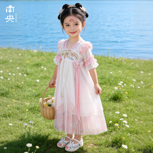 汉服女童襦裙夏季薄款儿童古风