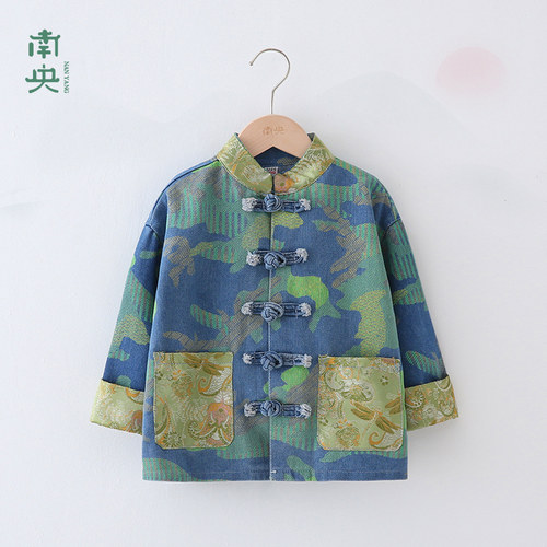 新中式童装汉服男童长袖上衣