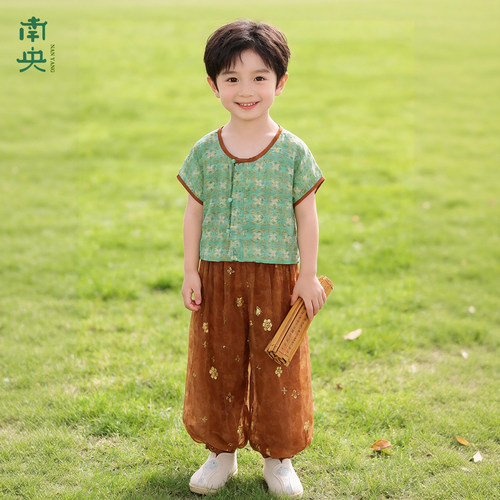 南央日常可穿唐制汉服男童套装