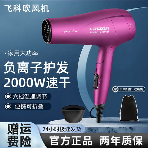 飞科负离子护发家用发廊便携折叠