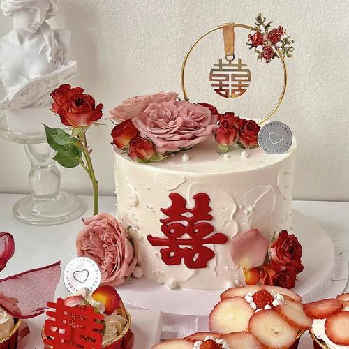 订婚蛋糕装饰插件凤凰于飞