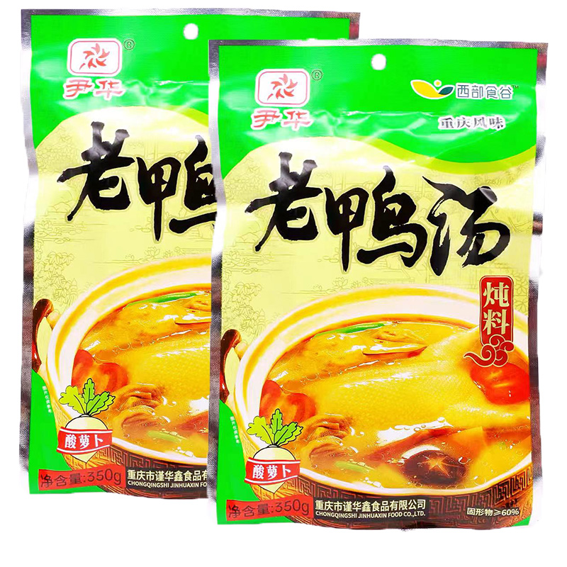 尹华酸萝卜老鸭汤炖料350克袋装