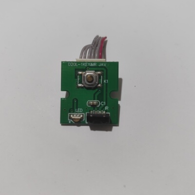 原装液晶电视开关按键板遥控接收器接收头D20L-1KEY&IR JAV
