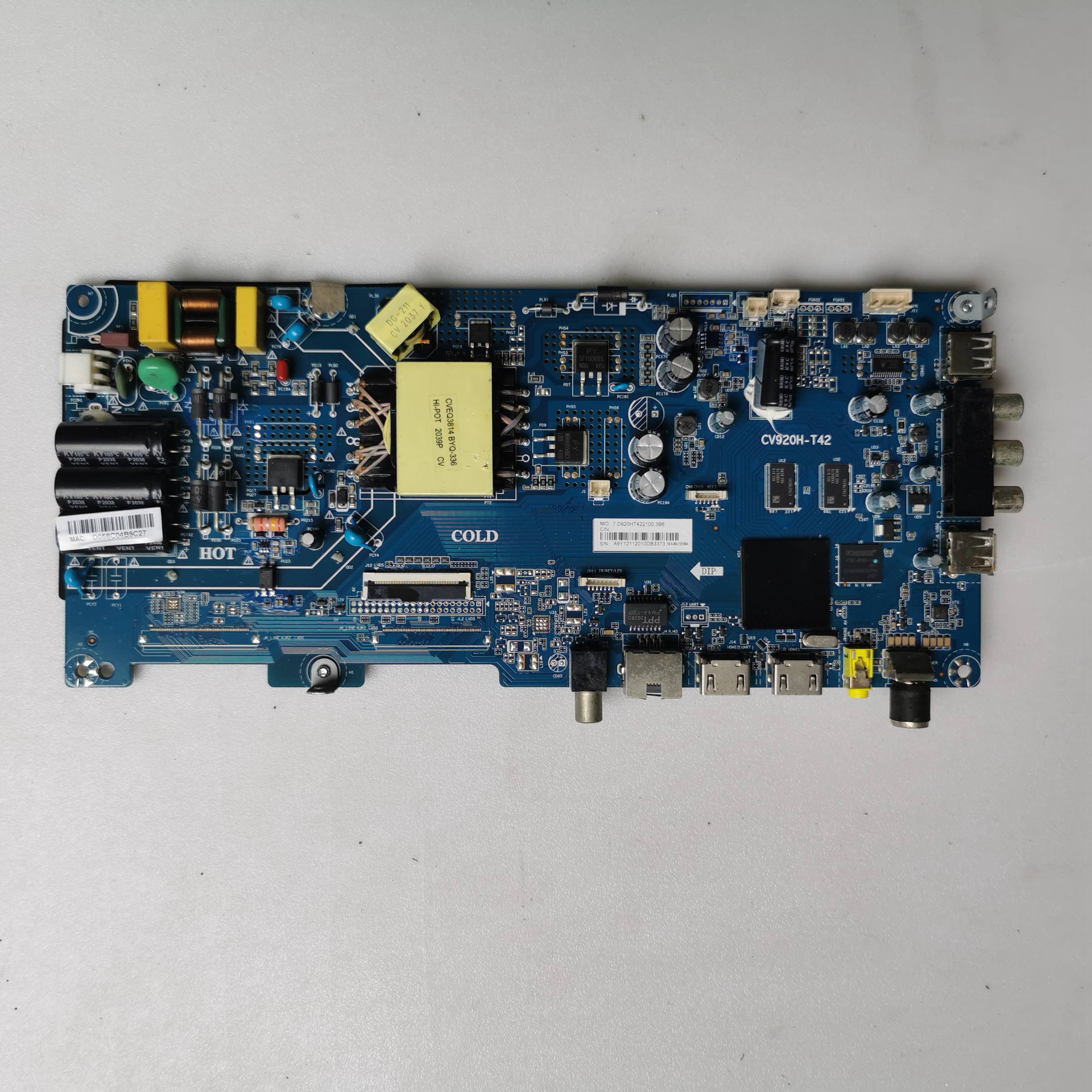 海尔LE4243C51主板CV920H-T42