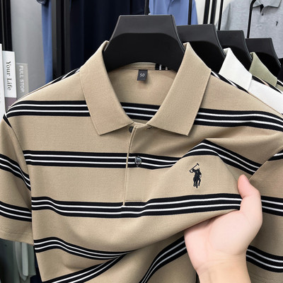 男POLO领标准棉吸湿排汗Polo衫