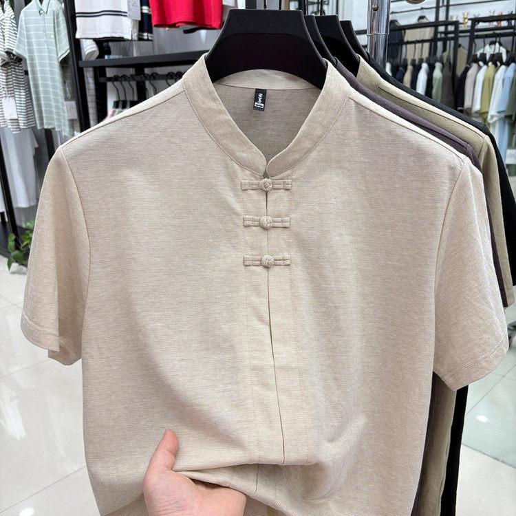 宽松其它夏季男士休闲风T恤