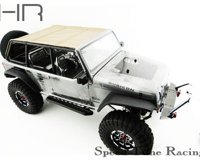 HOT RACING AXIAL SCX10 90027,28牧马人Rubicon4门壳软顶
