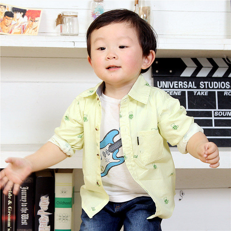 Chemise garcon à manche longue - Ref 2073225 Image 4