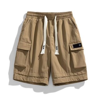 男款 夏季 潮牌特大码 美式 五分裤 短裤 休闲直筒薄宽松百搭款 复古工装