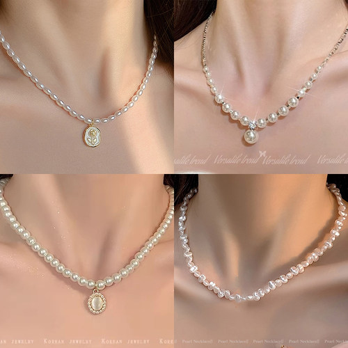 慕斯里珍珠项链女轻奢小众新款