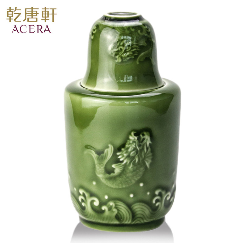 台湾乾唐轩活瓷杯温酒器陶瓷酒具