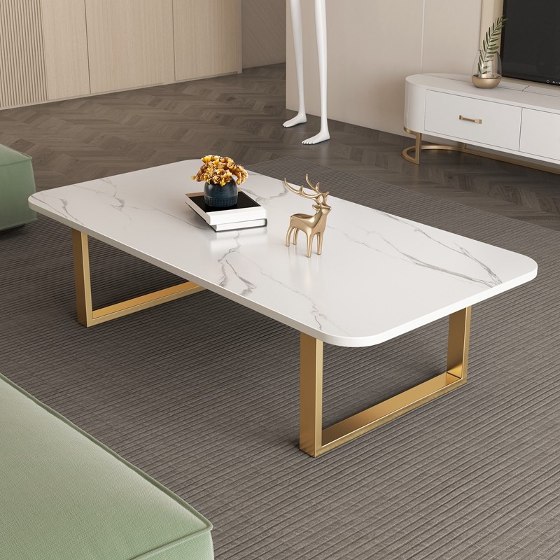 意式轻奢茶几简约小户型岩板客厅极简办公室高级感创意桌子