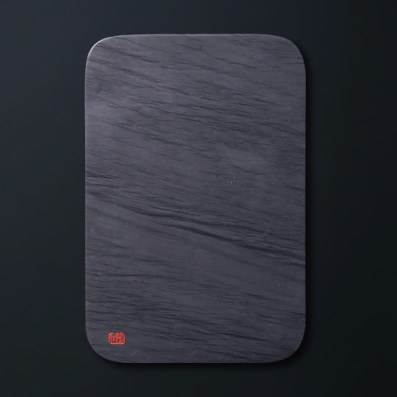 【孤品】国家非遗传人 方学斌砚台《素石君》高档天然眉纹原石砚台 歙砚茶盘文房四宝 YT6074,文具电教/文化用品/商务用品,文房四宝,淘宝优惠券,粉丝福利购,淘宝优惠卷