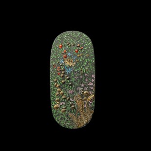 1986年制 胡开文收藏老墨块 清代老墨版 春华秋实 精品桐烟徽墨锭墨条文房四宝礼物艺术品 限量款 国家非遗