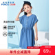 新款 铅笔俱乐部童装 2025夏装 女童连衣裙儿童天丝牛仔裙中大童裙子