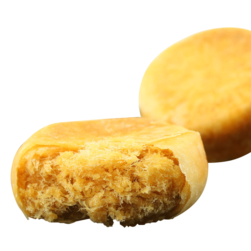 友臣肉松饼500g零食营养早餐面包糕点心休闲充饥晚上解馋饼干原味