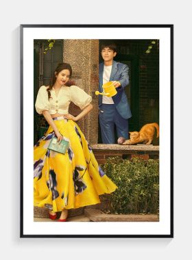 玫瑰的故事装饰画客厅沙发背景墙卧室床头壁画刘亦菲周边海报挂画