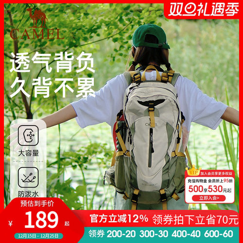 骆驼户外旅游旅行双肩背包