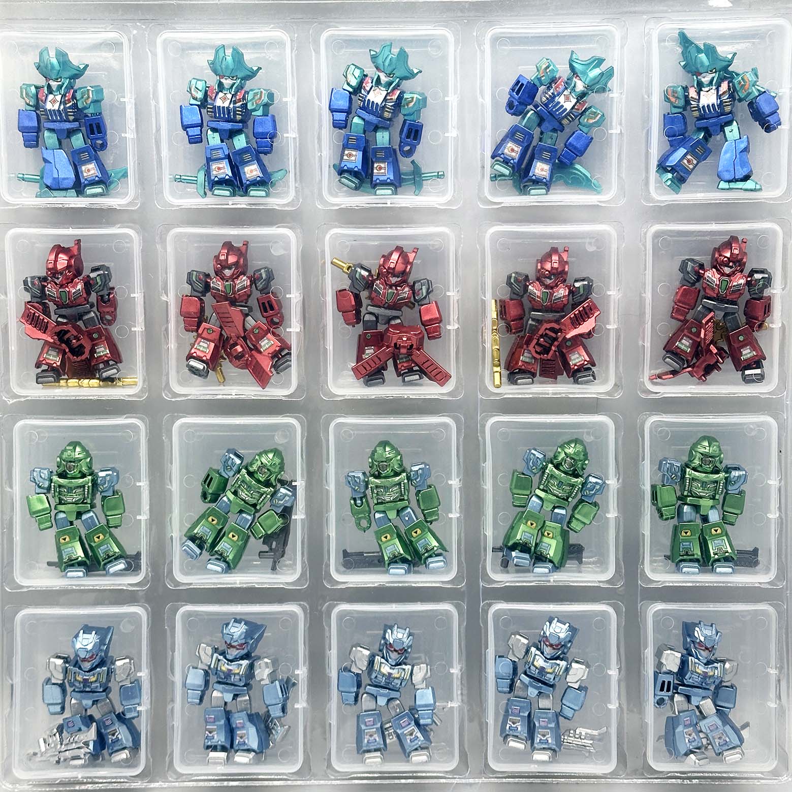 可动多关节积木人仔战士套装