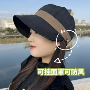 速干赵露思款 大帽檐防晒帽潮流鸭舌夏季 遮阳帽酷 2026新款 帽子女款