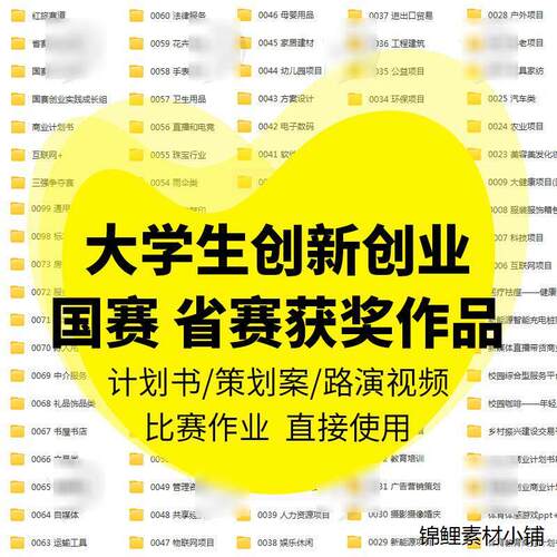 大学生创新创业计划书word范文PPT模板商业策划案网际网路+国赛路