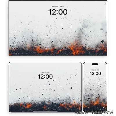 烟底烬花 高级氛围感 电脑平板iPad手机iPhone壁纸 4K超清图片