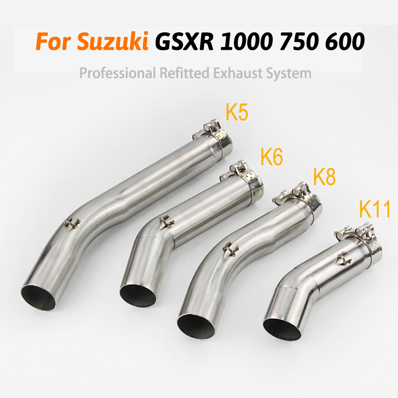 K11 K12 K13 K14 K15 GSXR600 750 1000小中大R摩托中段排气管