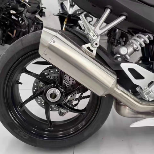 摩托车改装排气管适用ZXMOTO张雪500RR直通排气管ZX500RR消音器