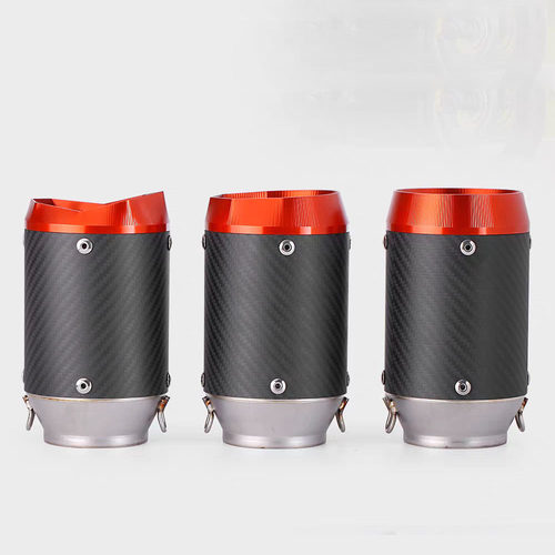 适用机车R3 MT07 赛600 忍者400改装A15A16 AR橘盖尾段 通用排气