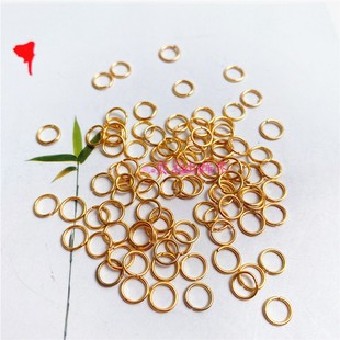 diy饰品配件材料 手工串珠项链收尾圈0.7mm 开口圈细圈挂圈连接圈