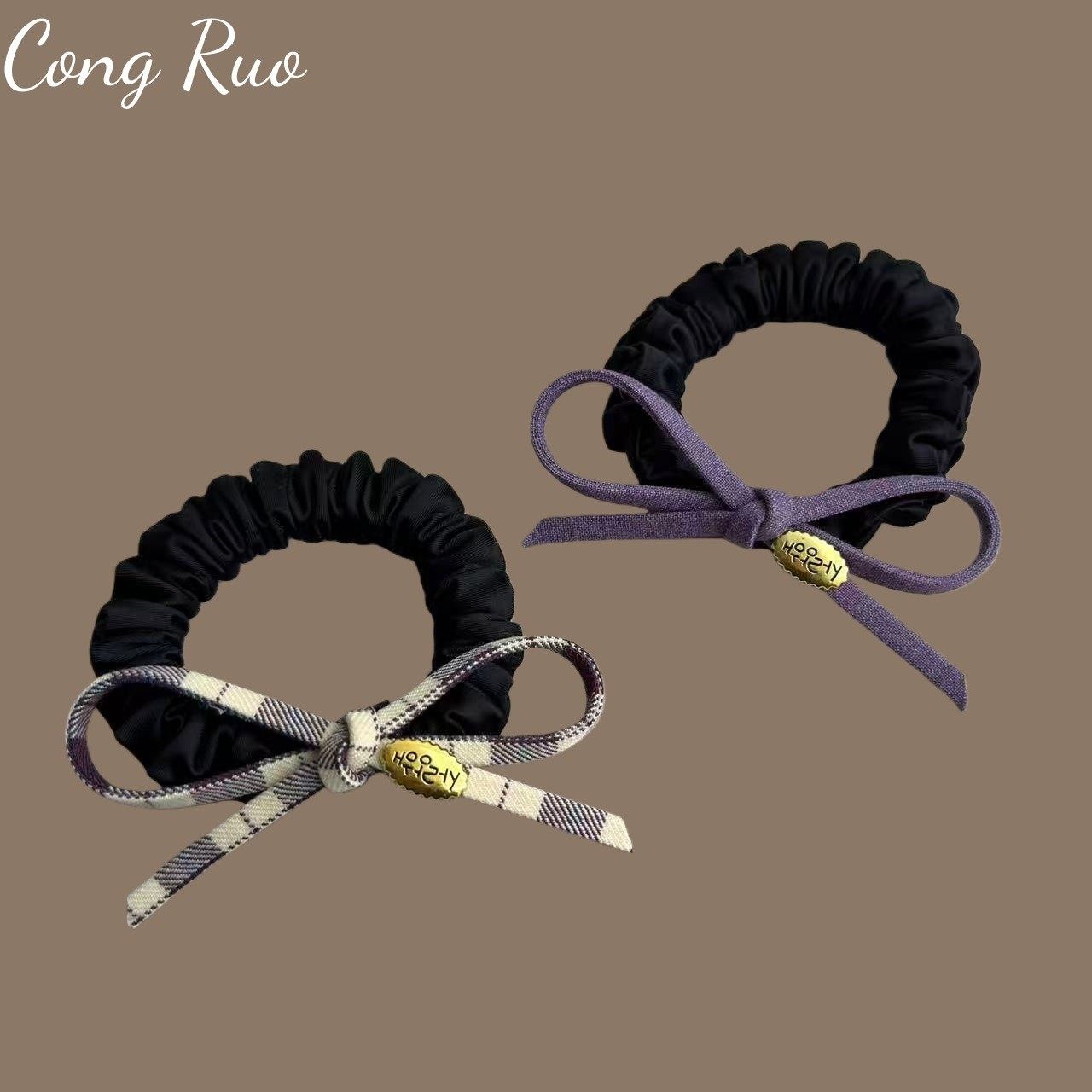 秋冬新款女款简约毛球简约小蛮腰发圈布圈气质发绳马尾扎丸子头绳